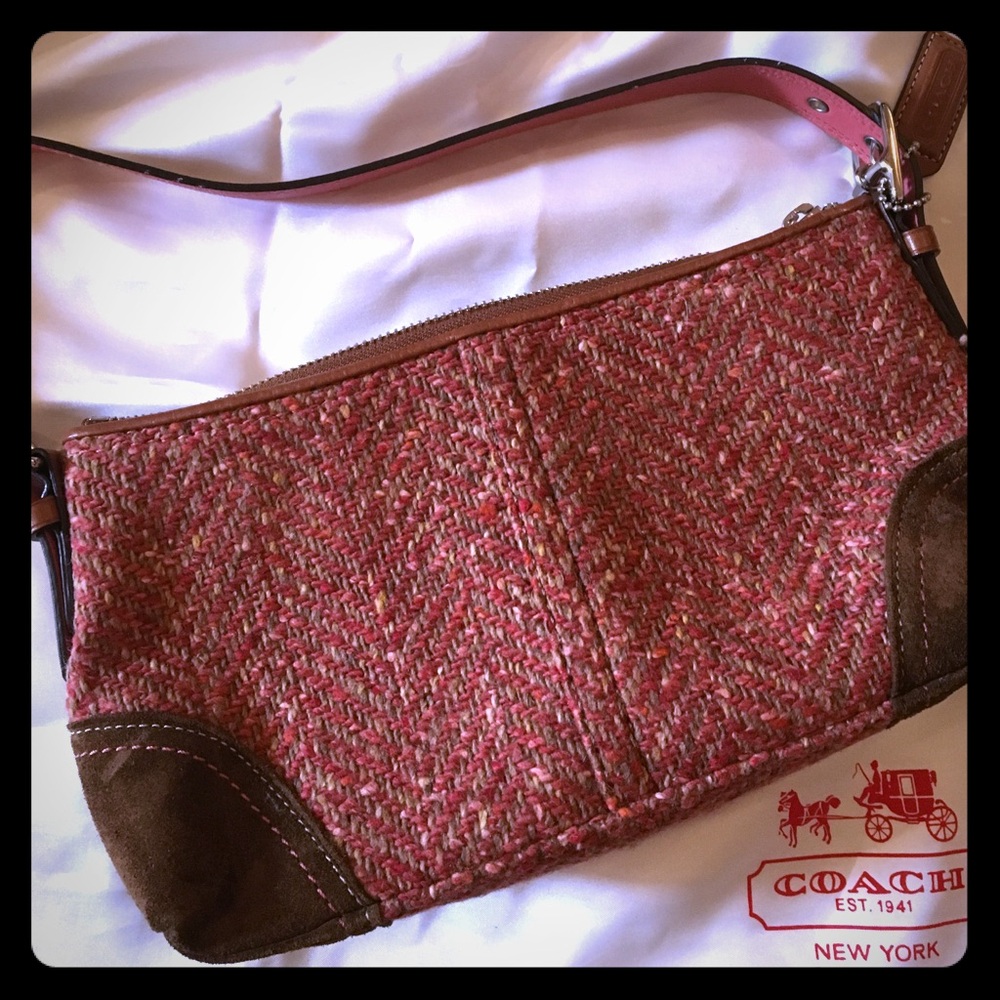 Coach tweed purse! New without tags!